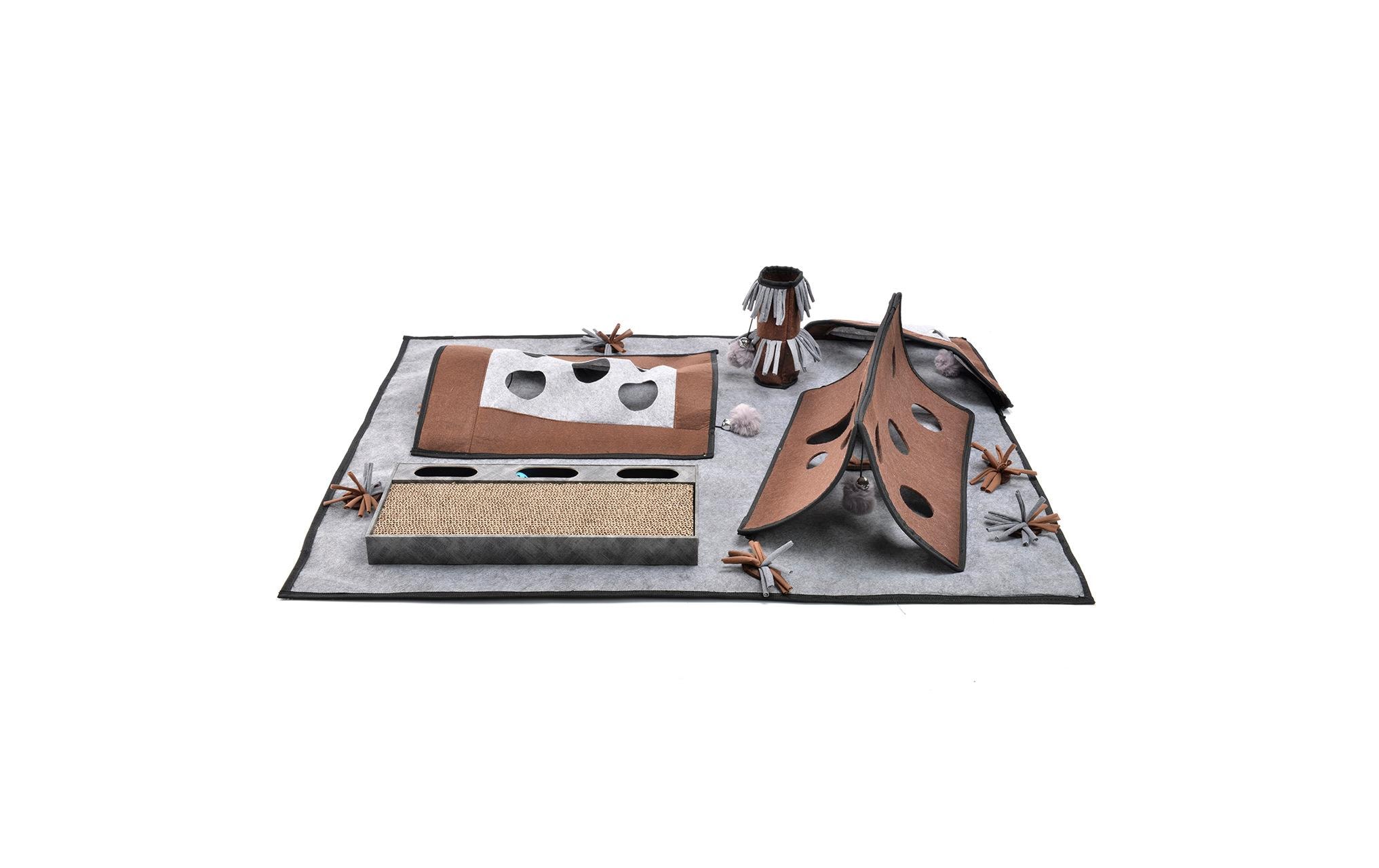 CanadianCat Katzen-Spielzeug Activity Teppich Coleen, 90 x 110 x 27.5 cm CanadianCat Katzen-Spielzeug Activity Teppich Coleen, 90 x 110 x 27.5 cm