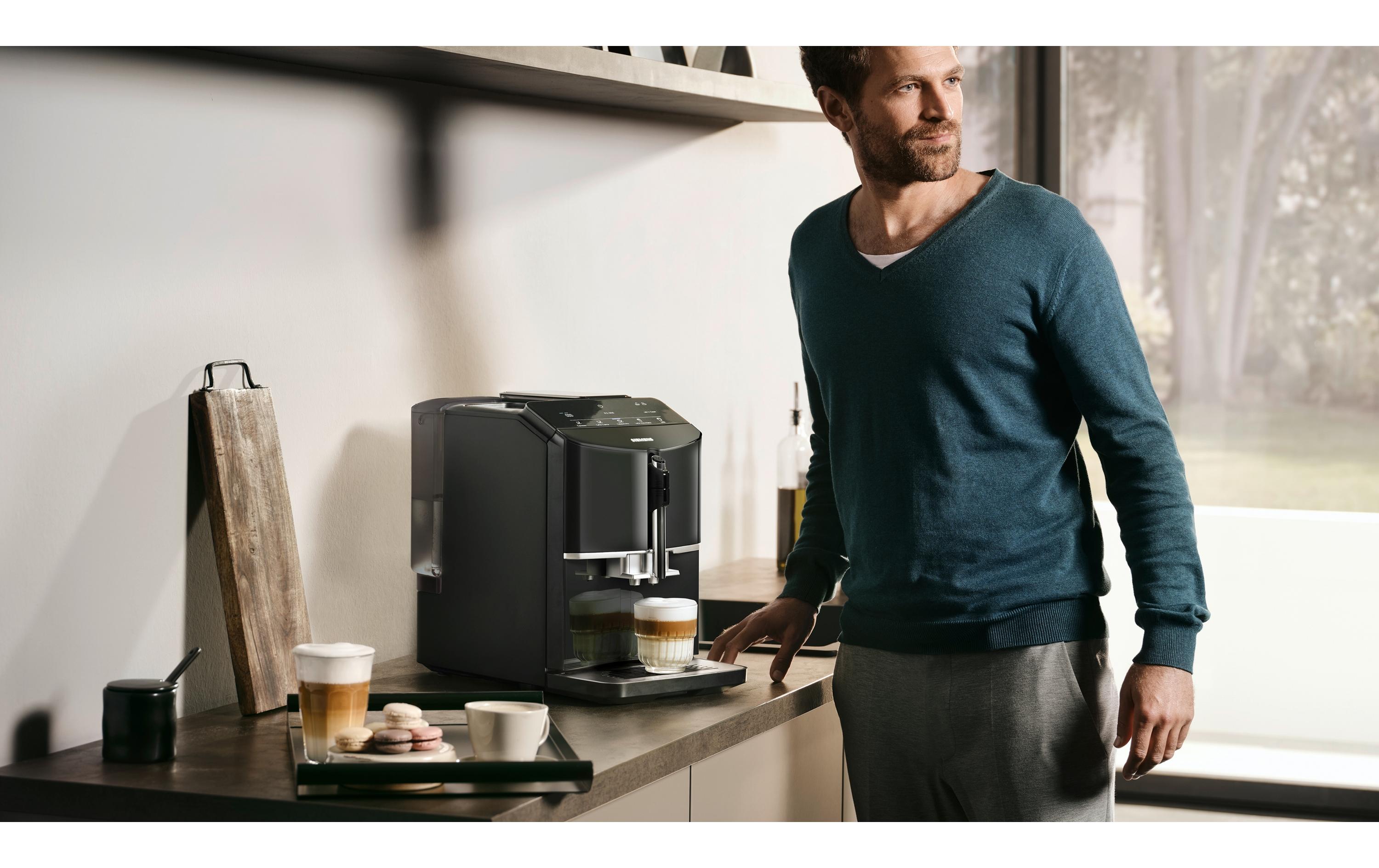 Siemens Kaffeevollautomat EQ300 Klavierlack schwarz TF301E19 Siemens Kaffeevollautomat EQ300 Klavierlack schwarz TF301E19