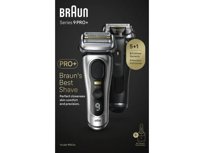 Braun Herrenrasierer Series 9 Pro+ 9567cc mit Reinigungsstation Braun Herrenrasierer Series 9 Pro+ 9567cc mit Reinigungsstation