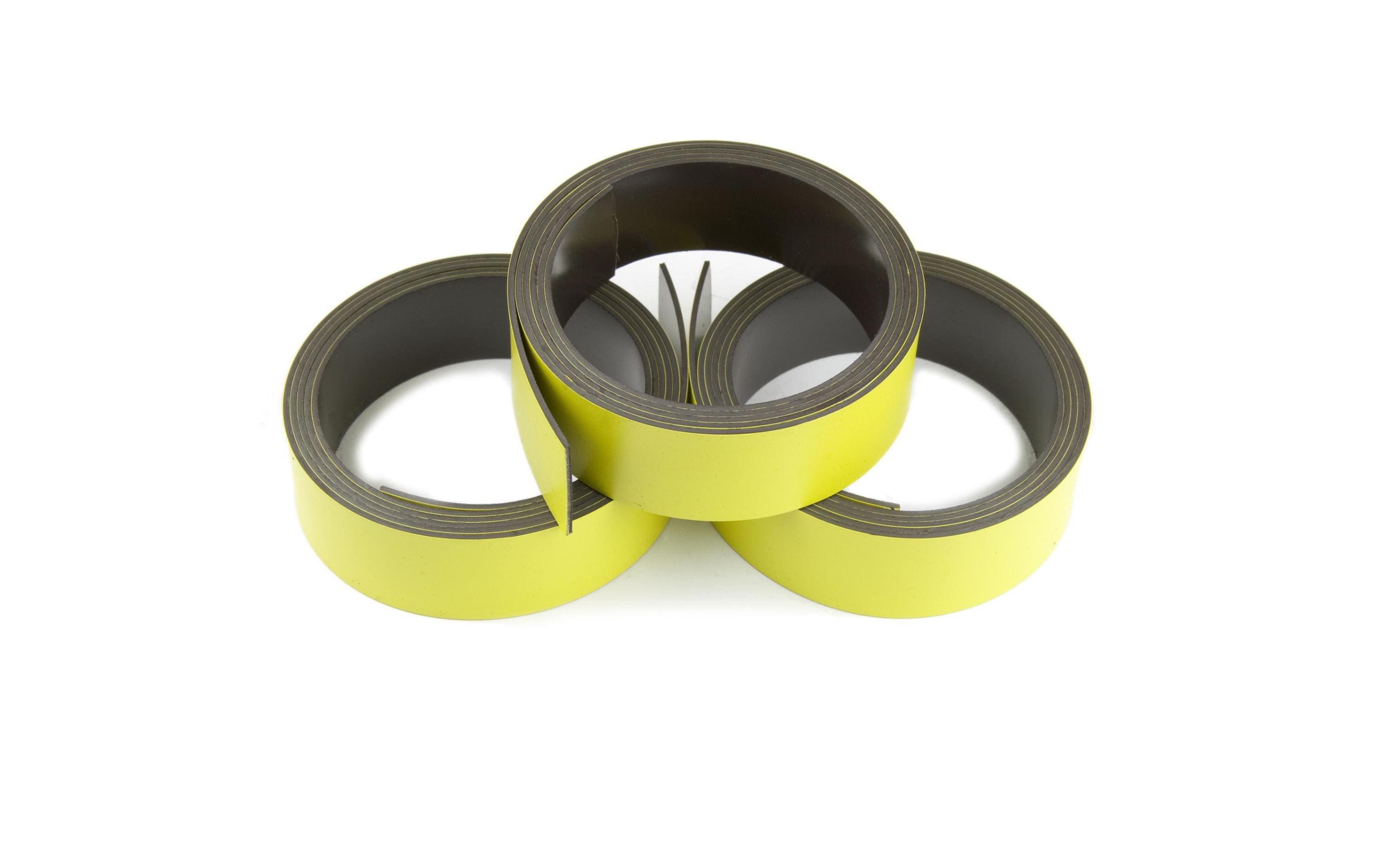 supermagnete Magnetband 20 mm x 1 m, Gelb