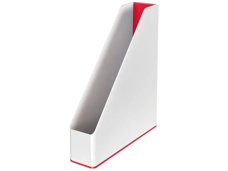 Leitz Stehsammler WOW Duo Colour A4 Rot/Weiss