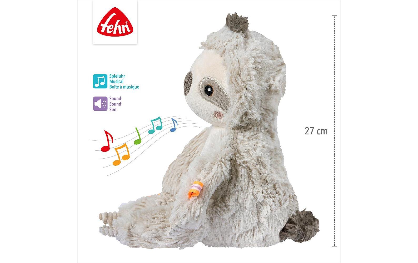 fehn Einschlafhilfe Faultier Grau/Beige