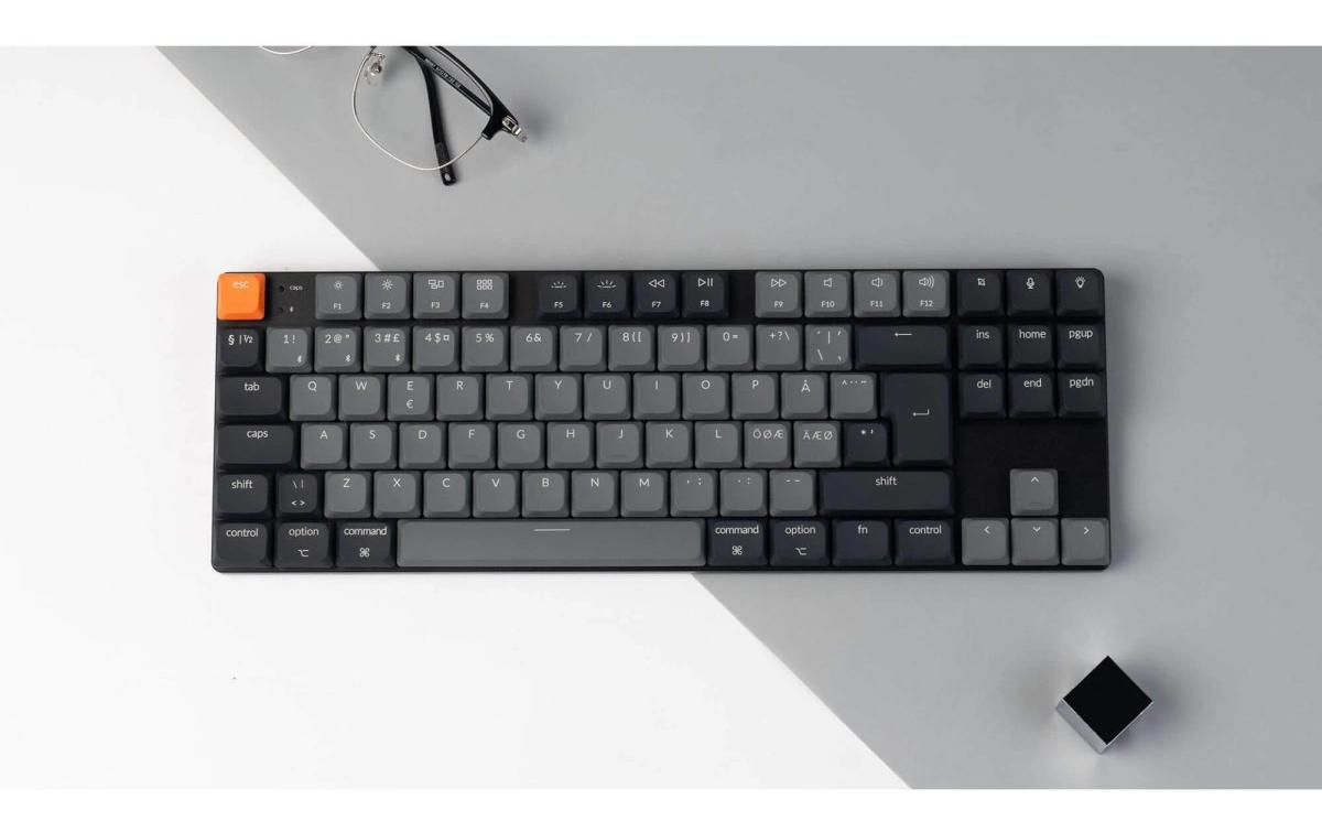 Keychron Gaming-Tastatur K1 QMK Version 6 Red Switch
