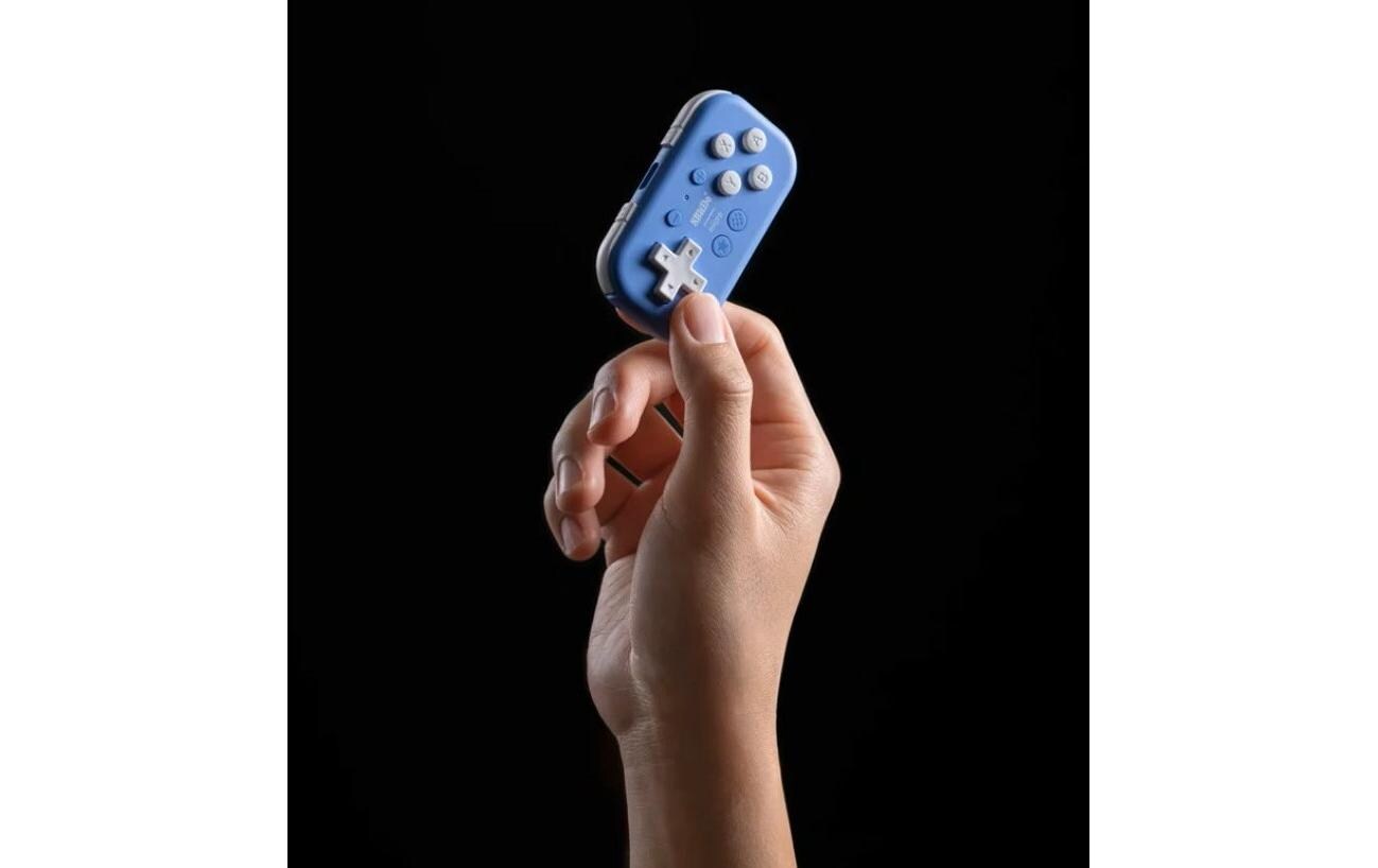 8bitdo Gamepad Micro Wireless Controller NSW2/NSW/Android Blau