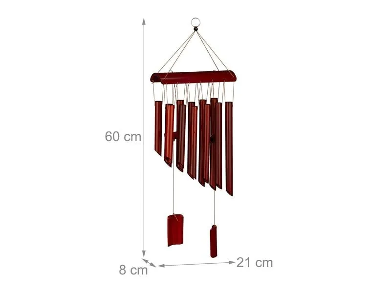 relaxdays Windspiel aus Bambus 60 cm relaxdays Windspiel aus Bambus 60 cm