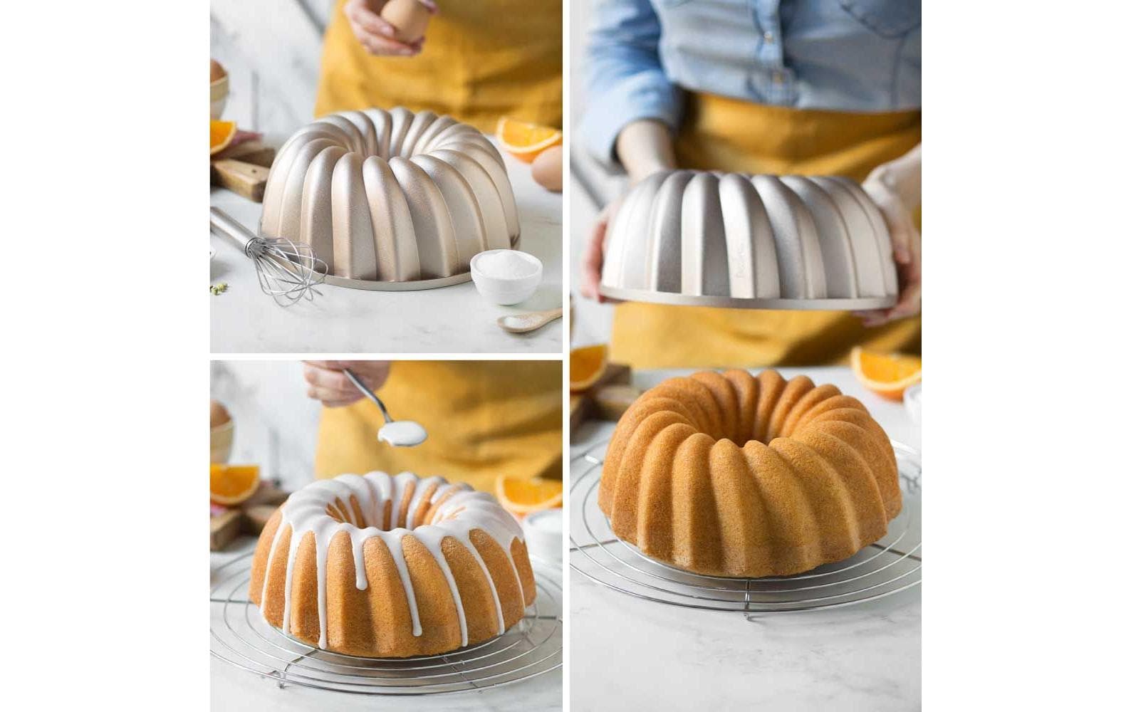 Decora Gugelhupf-Backform Carol Ø 24 cm, Champagner