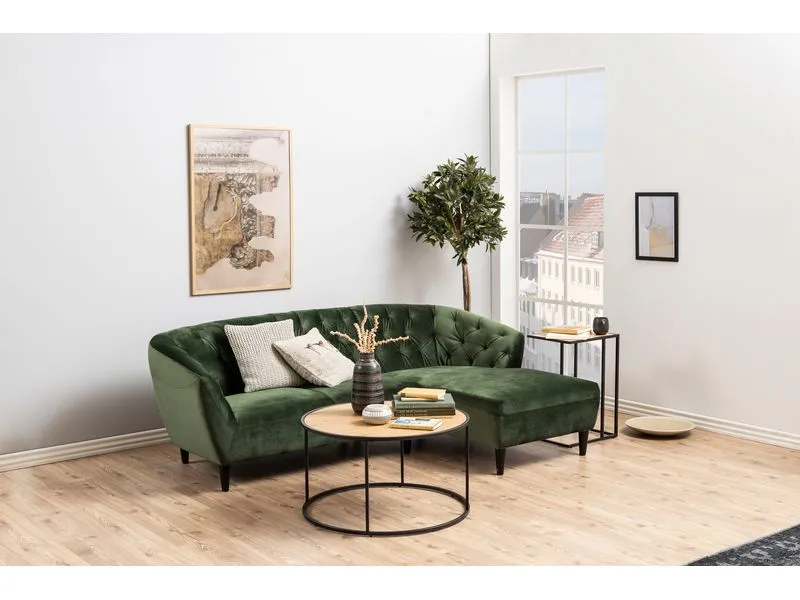 AC Design Beistelltisch Seaford Eiche/Schwarz AC Design Beistelltisch Seaford Eiche/Schwarz