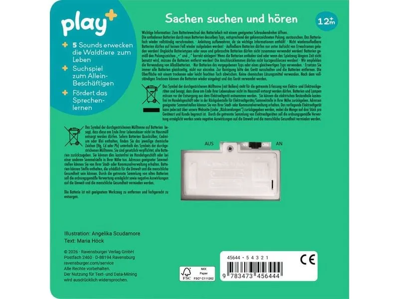 play+ Mein allererstes Soundbuch Tiere im Wald
