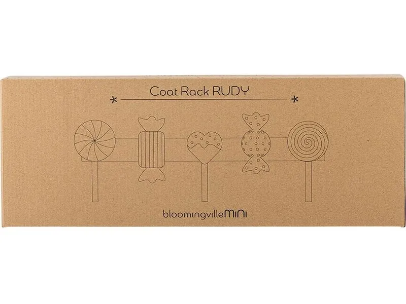 Bloomingville Garderobe Rudy 42 x 14 x7 cm Braun, MDF Bloomingville Garderobe Rudy 42 x 14 x7 cm Braun, MDF