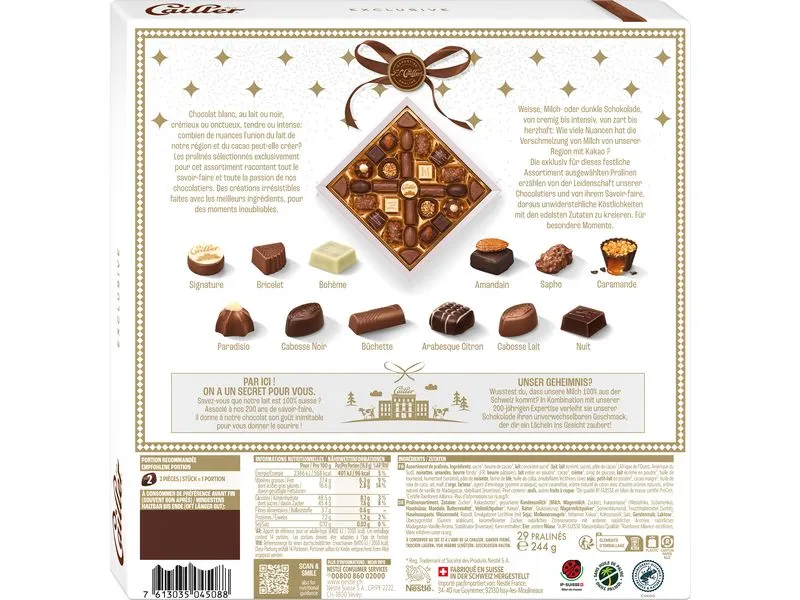 Cailler Exclusive XMAS 244 g Cailler Exclusive XMAS 244 g