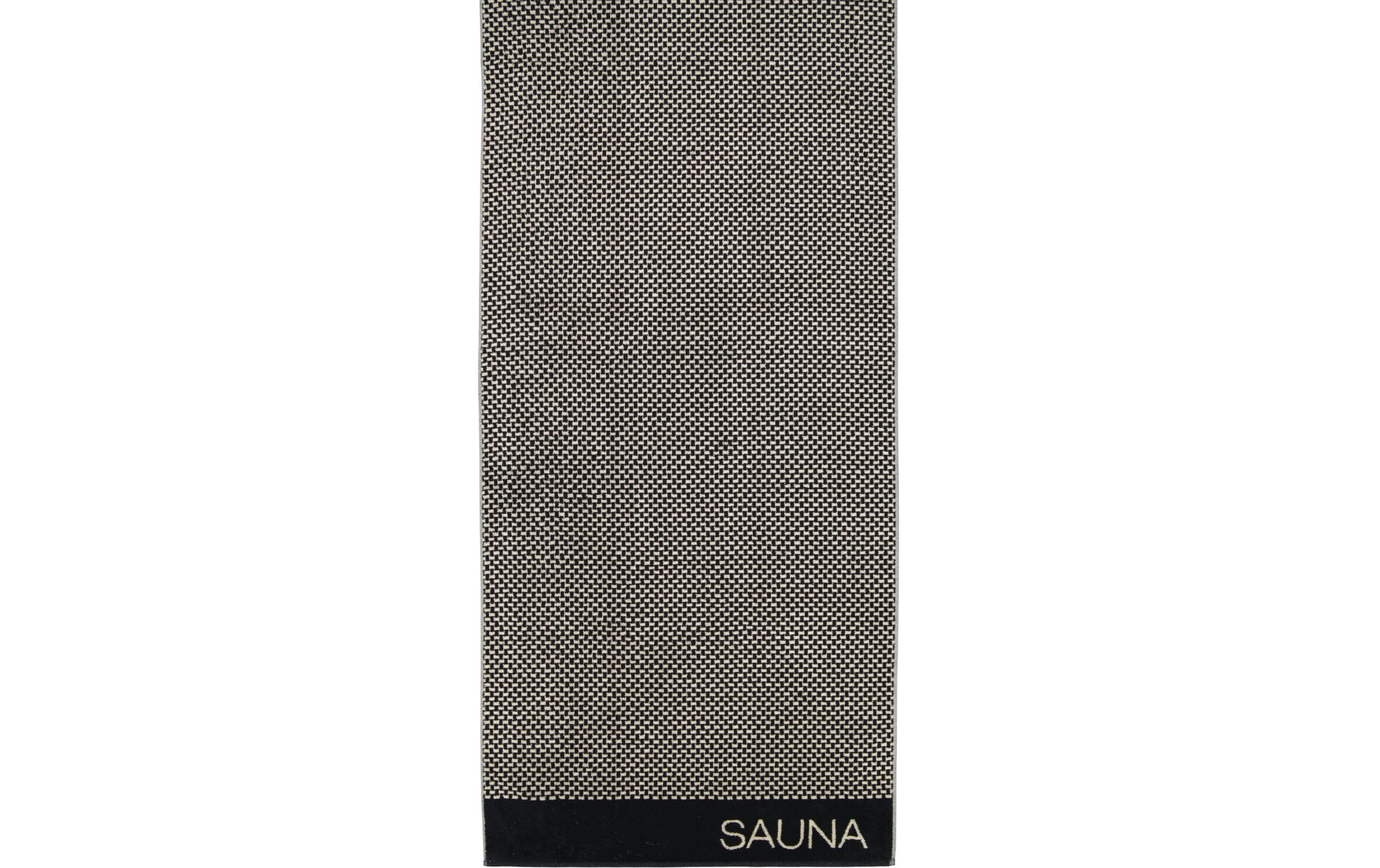 Cawö Saunatuch Natural Allover 80 x 200 cm, Stein