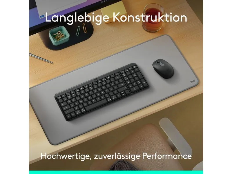 Logitech Tastatur-Maus-Set MK250 Graphite Logitech Tastatur-Maus-Set MK250 Graphite