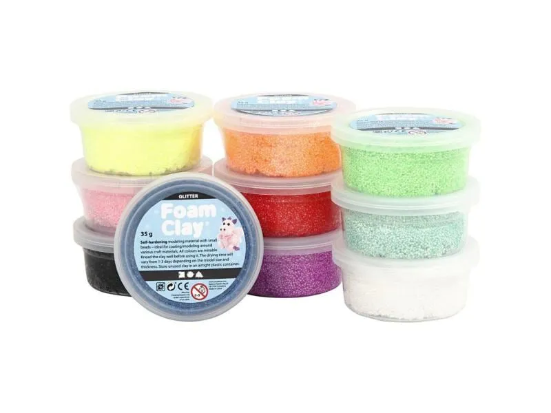 Creativ Company Modellier-Set Foam Clay Glitzer Creativ Company Modellier-Set Foam Clay Glitzer