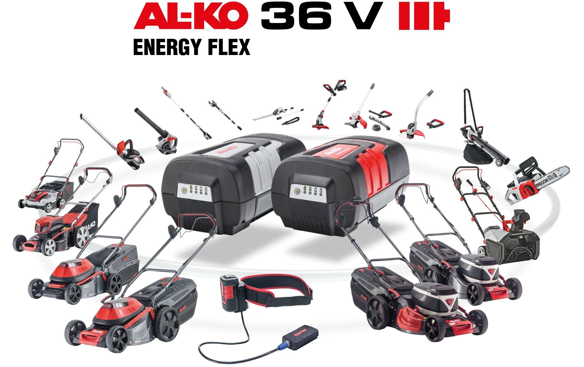 AL-KO Akku und Ladegerät ENERGY FLEX 36 V, B 150 Li, 4 Ah AL-KO Akku und Ladegerät ENERGY FLEX 36 V, B 150 Li, 4 Ah