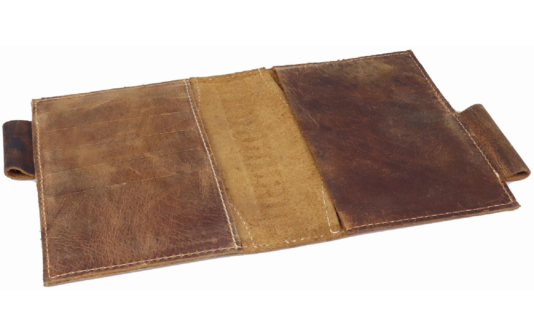 Alpenleder Notizbuch Goethe A6, liniert, Wild Camel