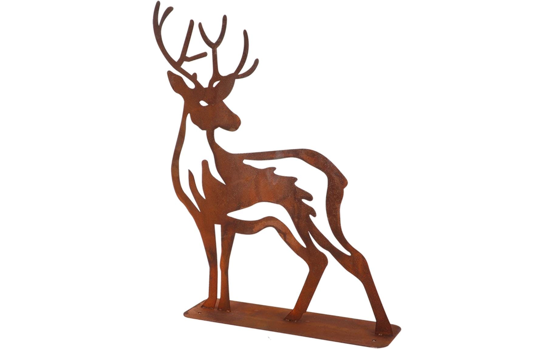 Esschert Design Dekofigur Hirsch Rostbraun