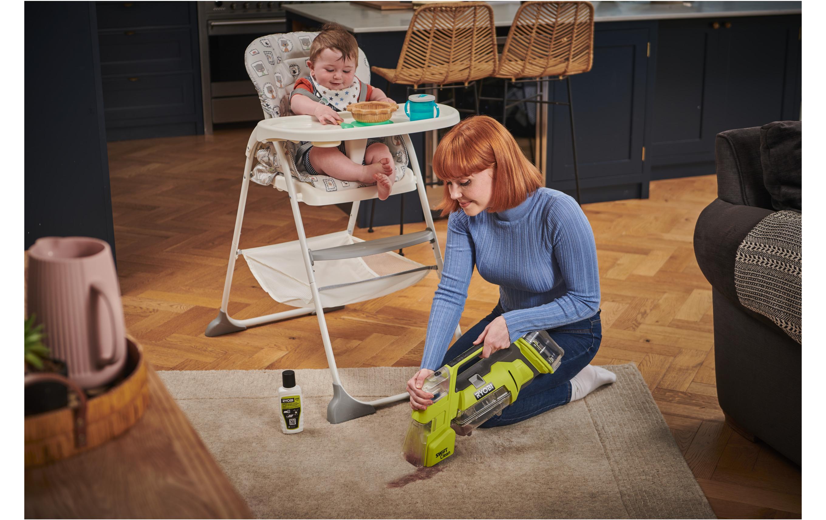 RYOBI Akku-Textielreiniger RDC18-0 ohne Akku und Ladegerät