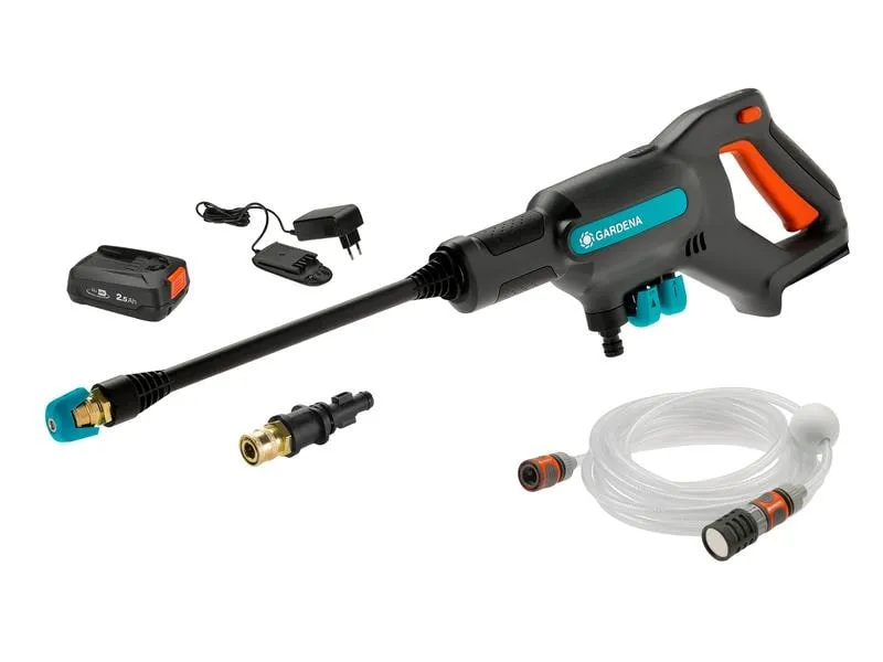 GARDENA Akku-Mitteldruckreiniger AquaClean 24/18 V P4A Set GARDENA Akku-Mitteldruckreiniger AquaClean 24/18 V P4A Set