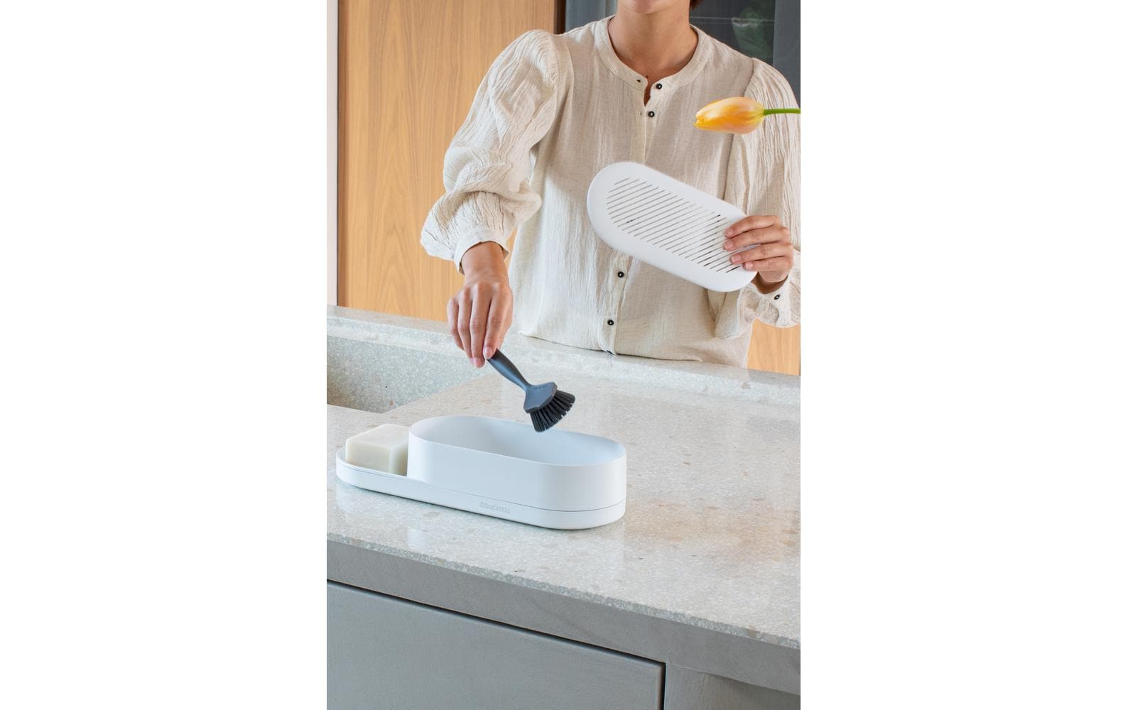 Brabantia Spültrogbutler Sink Style Weiss
