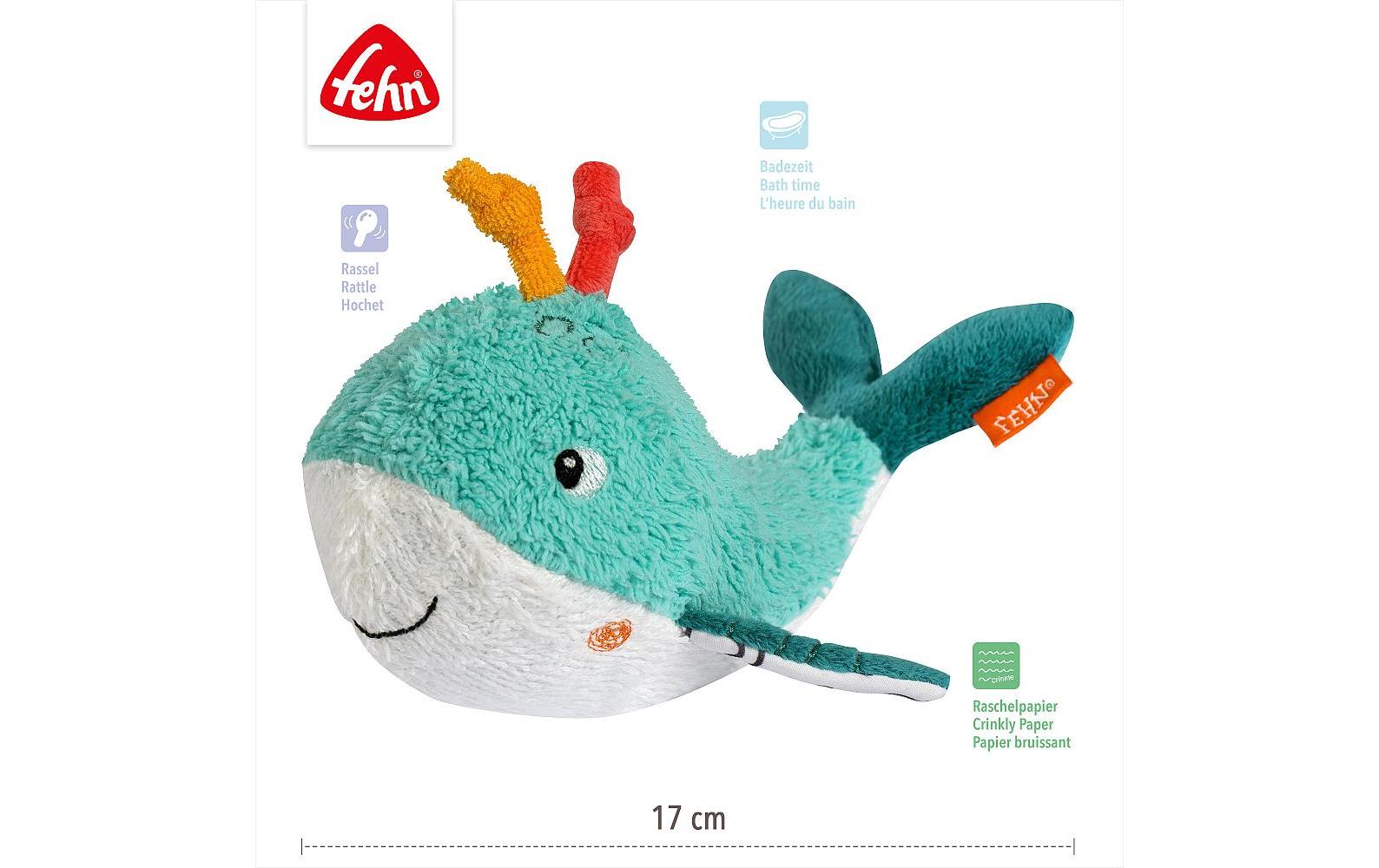 fehn Badetier Wal Mehrfarbig