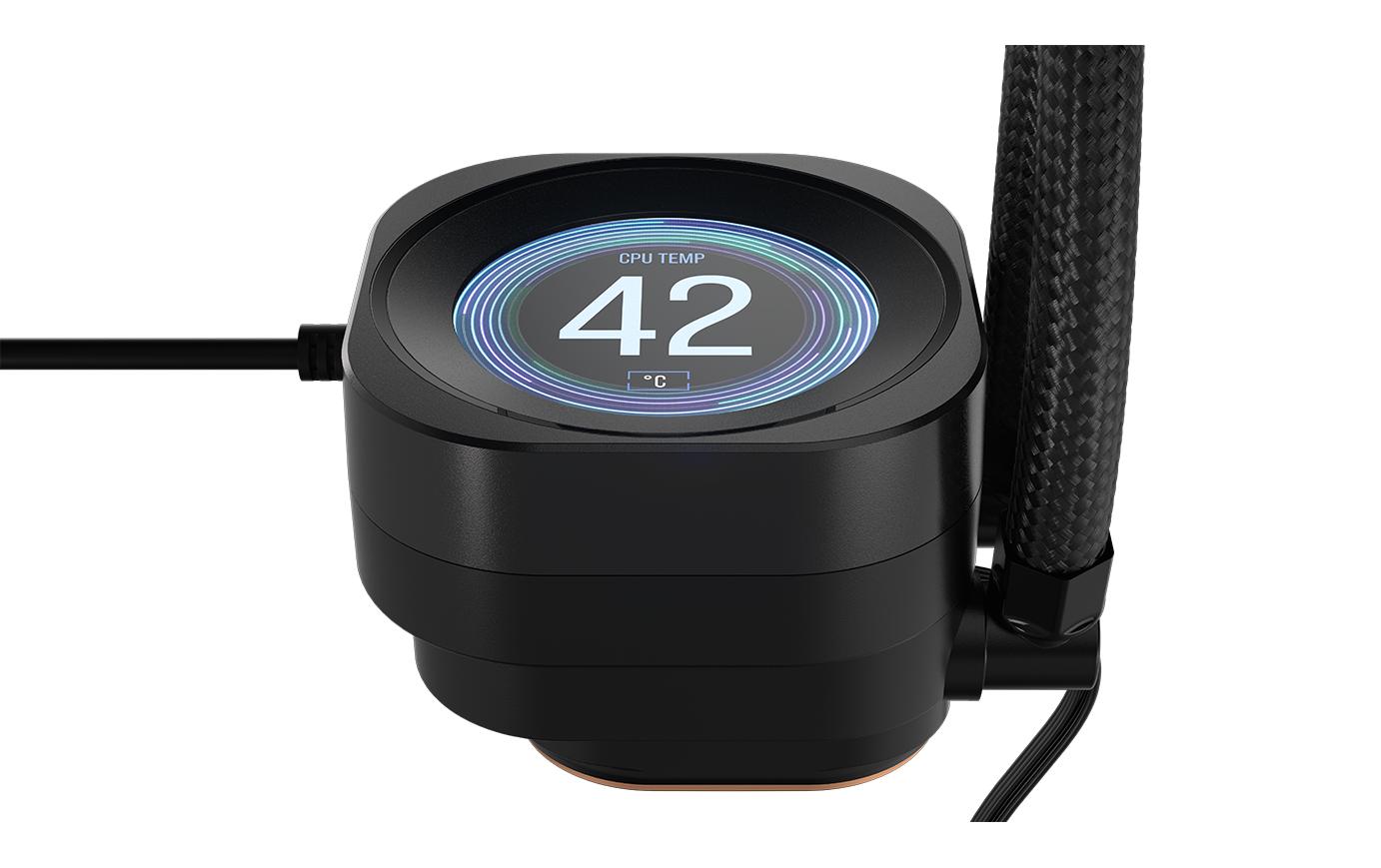 Corsair Zubehör Gehäuselüfter Nautilus RS LCD CPU Schwarz