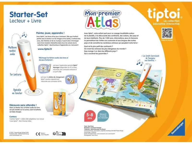 tiptoi Starter-Set Mon premier Atlas -FR- tiptoi Starter-Set Mon premier Atlas -FR-