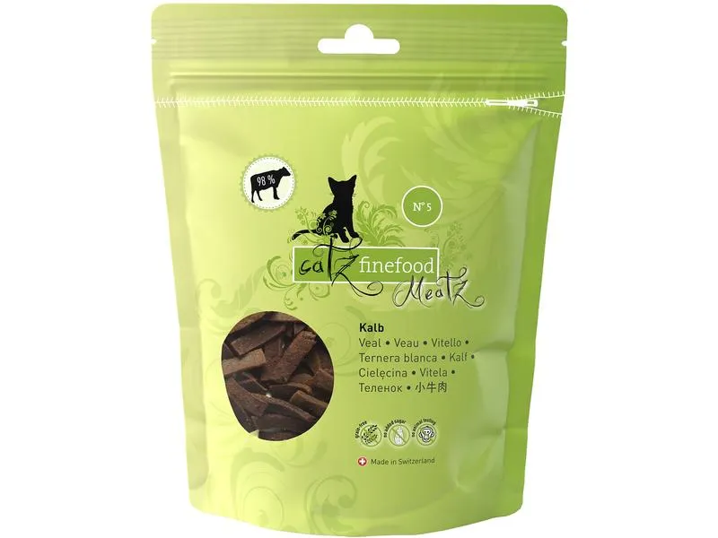 catz finefood Katzen-Snack Meatz No.05 Kalb, 45 g catz finefood Katzen-Snack Meatz No.05 Kalb, 45 g