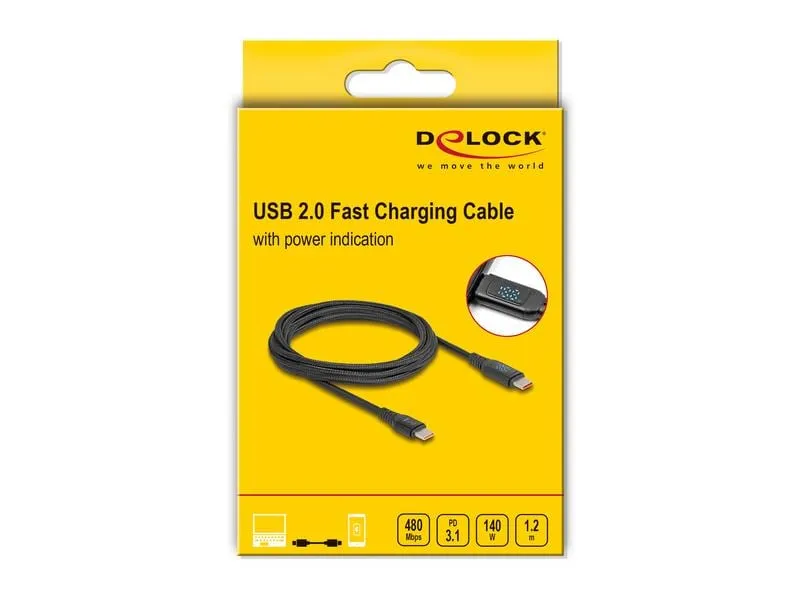 Delock USB-Ladekabel 88136 USB C - USB C 1.2 m Delock USB-Ladekabel 88136 USB C - USB C 1.2 m
