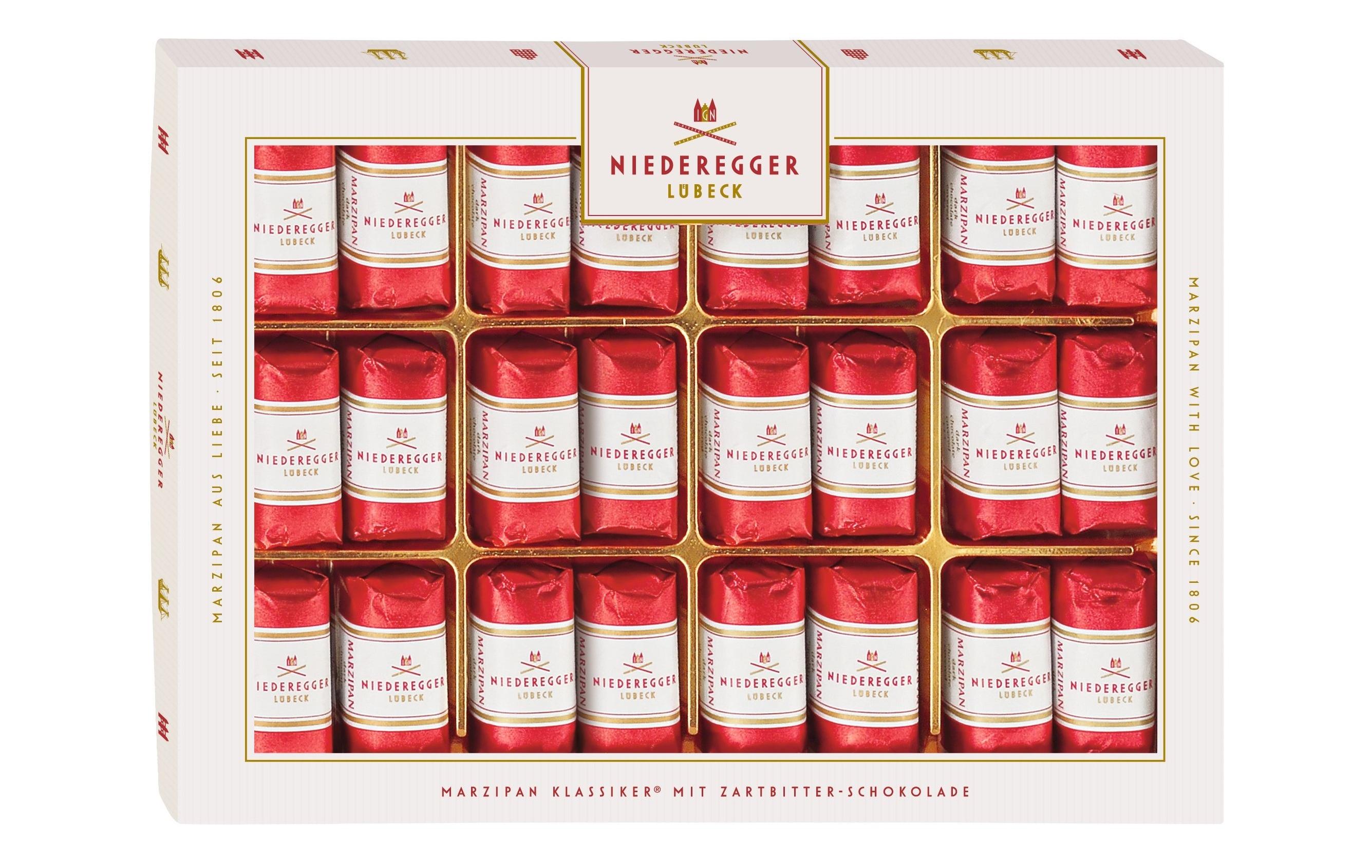 Niederegger Marzipan Klassiker-Pralinen mit Zartbitterschokolade 300 g Niederegger Marzipan Klassiker-Pralinen mit Zartbitterschokolade 300 g