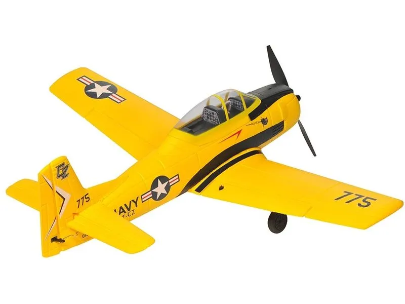 TOP-RC Motorflugzeug Mini T28 RTF 450 mm, Gelb TOP-RC Motorflugzeug Mini T28 RTF 450 mm, Gelb