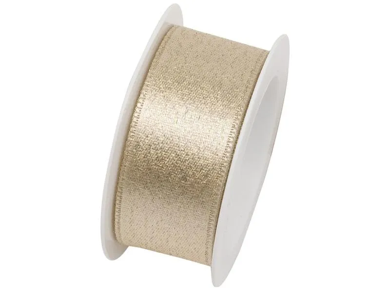 Braun + Company Geschenkband Brilliant 25 mm x 2 m, Gold Braun + Company Geschenkband Brilliant 25 mm x 2 m, Gold