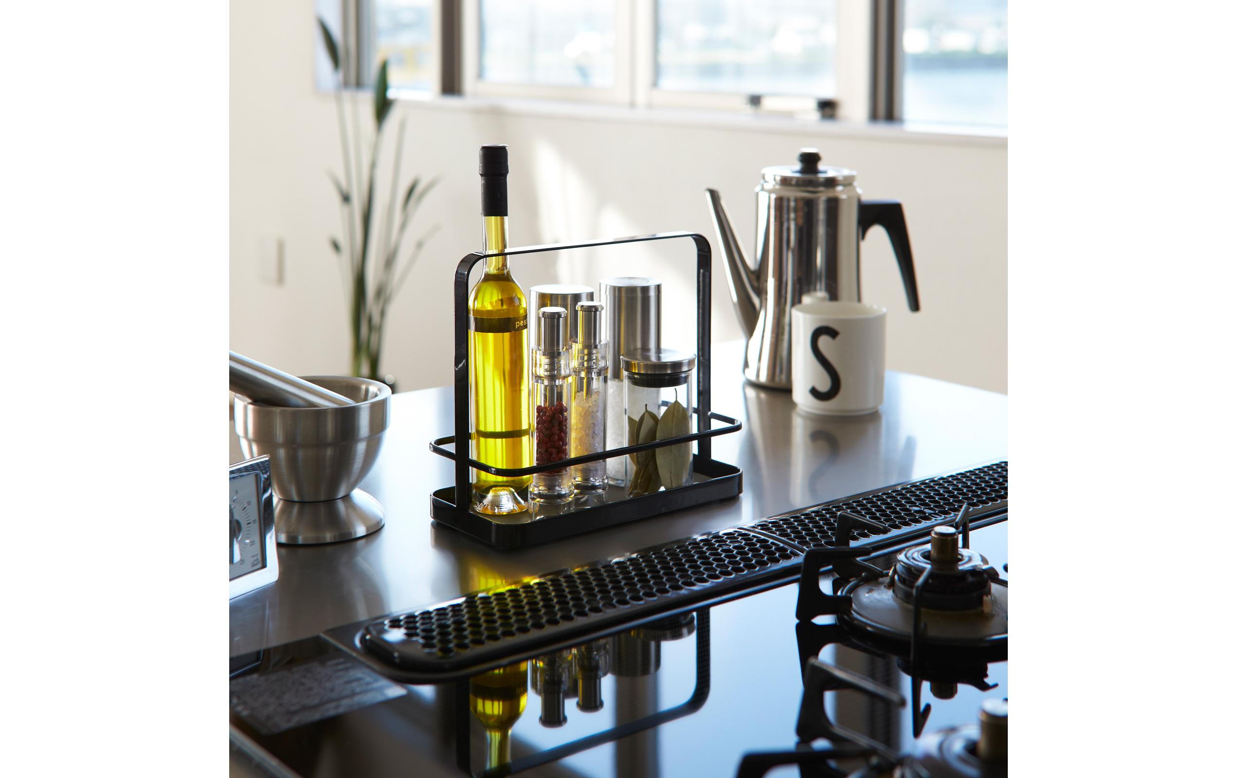 Yamazaki Gewürzspender Tower Schwarz