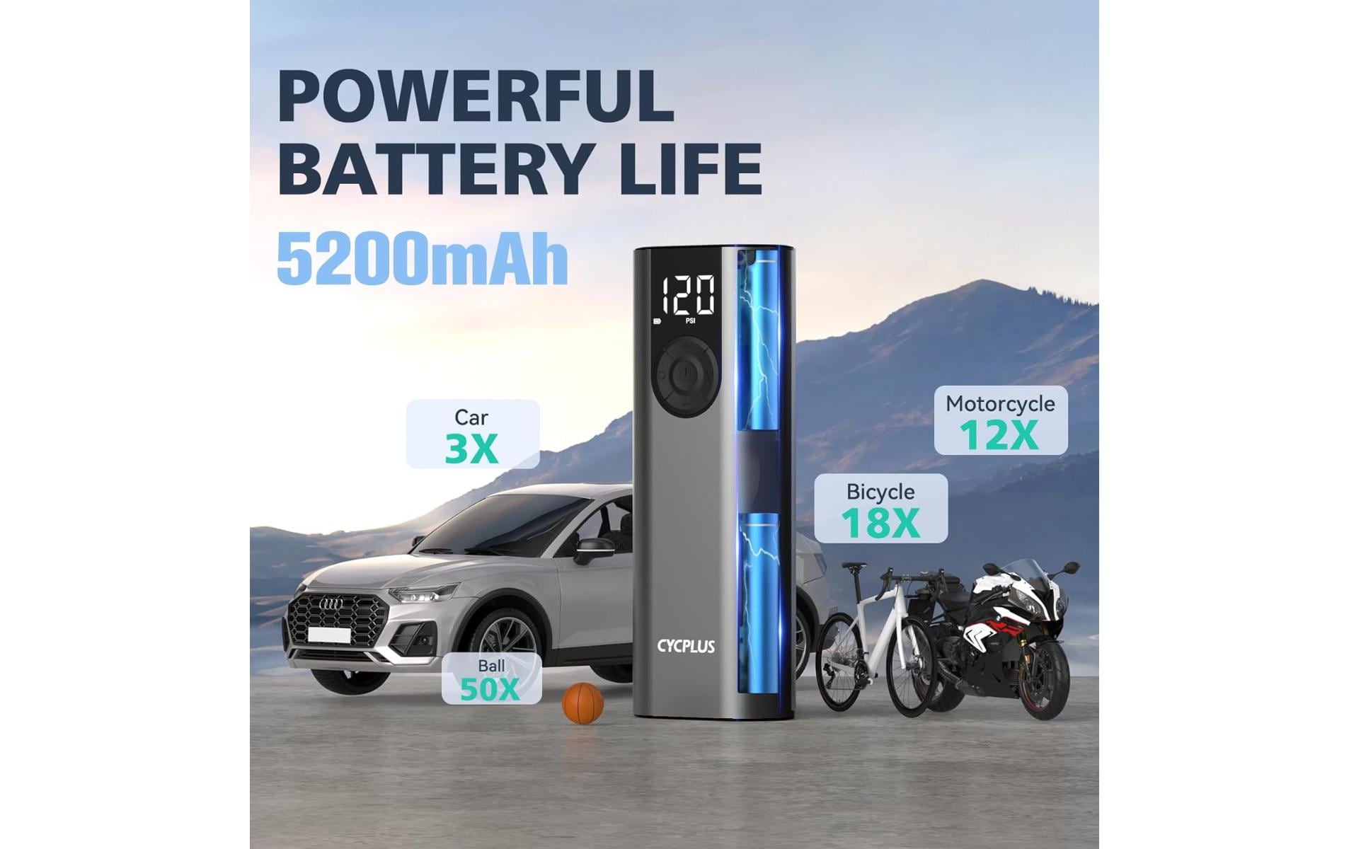 CYCPLUS Minipumpe CYC A8 Black