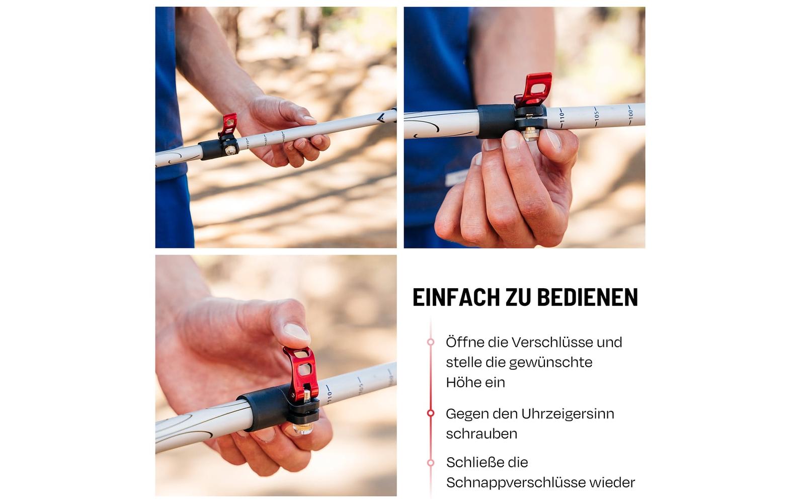Atacama Nordic Walking Stöcke 110-135 cm