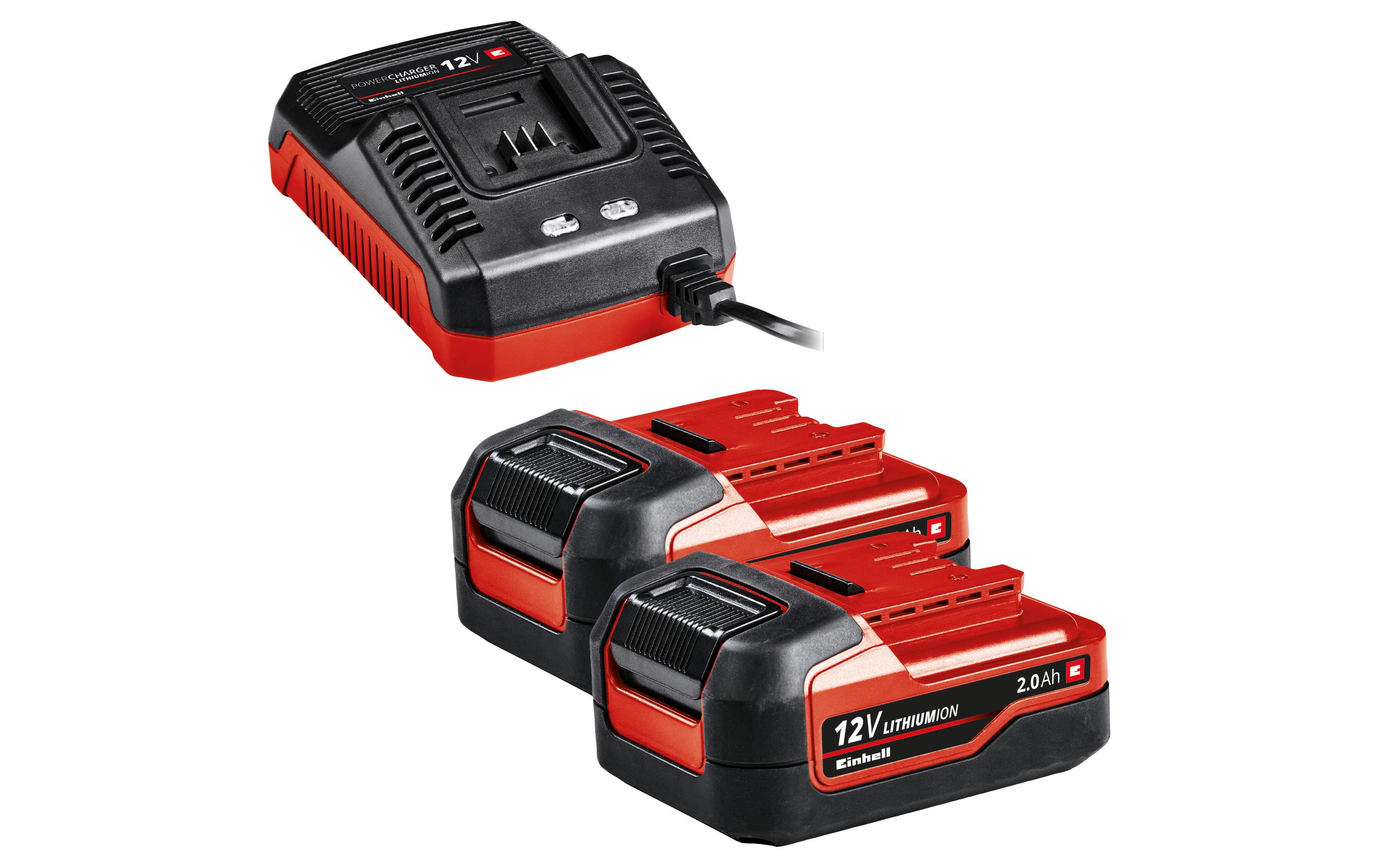 Einhell Akku-Schlagbohrschrauber TE-CD 12/1 Li-i 2x 2.0 Ah Kit