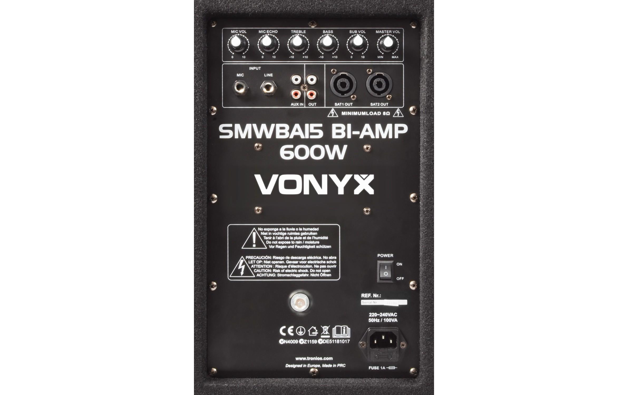 Vonyx Lautsprecher SMWBA15
