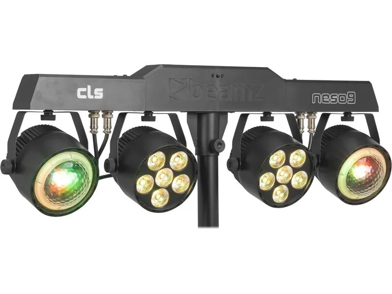 BeamZ CLS Neso9 Party Bar 2 RGBW LED PAR Strahler 2 JellyMoon Stativ BeamZ CLS Neso9 Party Bar 2 RGBW LED PAR Strahler 2 JellyMoon Stativ