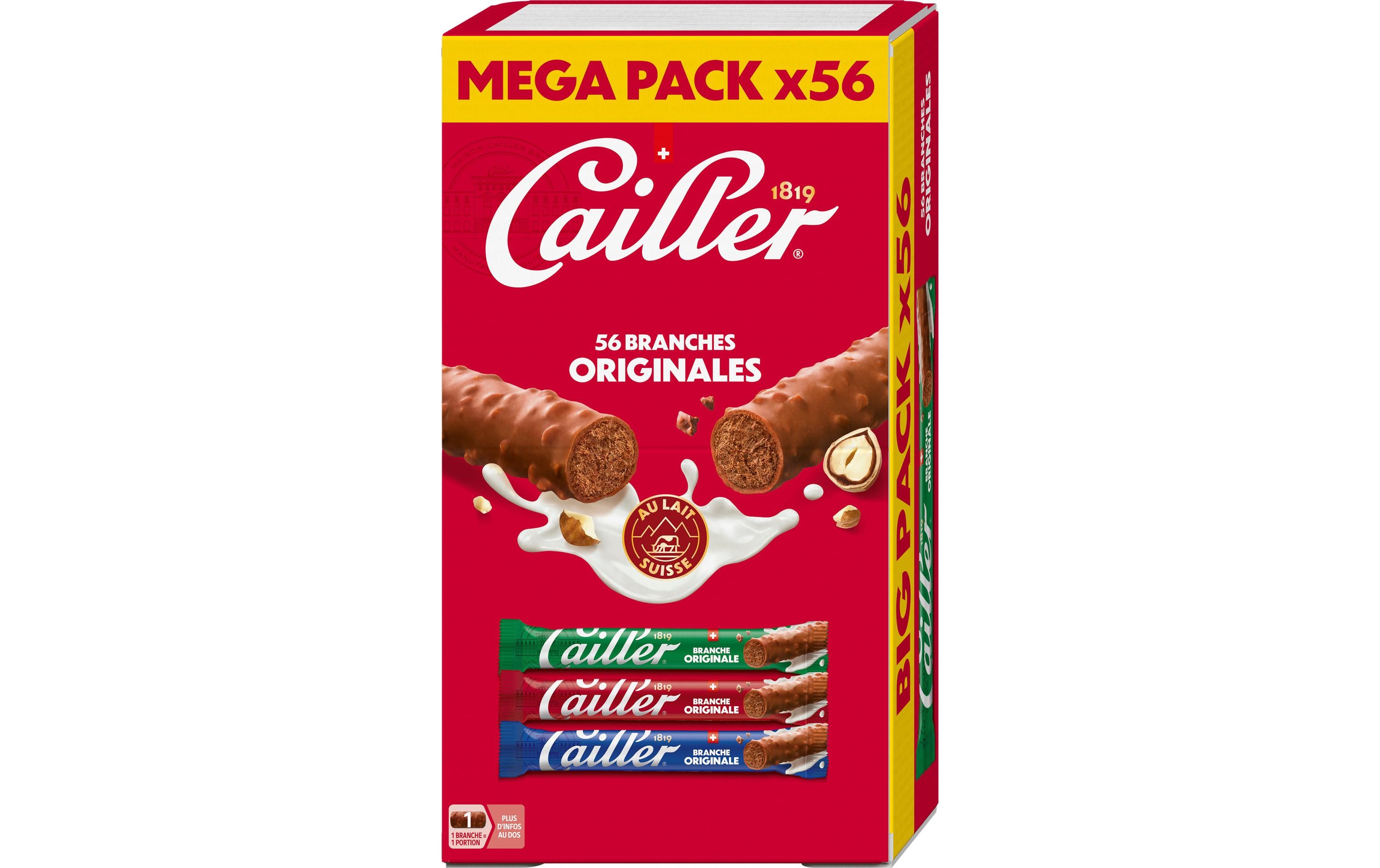 Cailler Schokoladenriegel Branches Originale 56 x 23 g