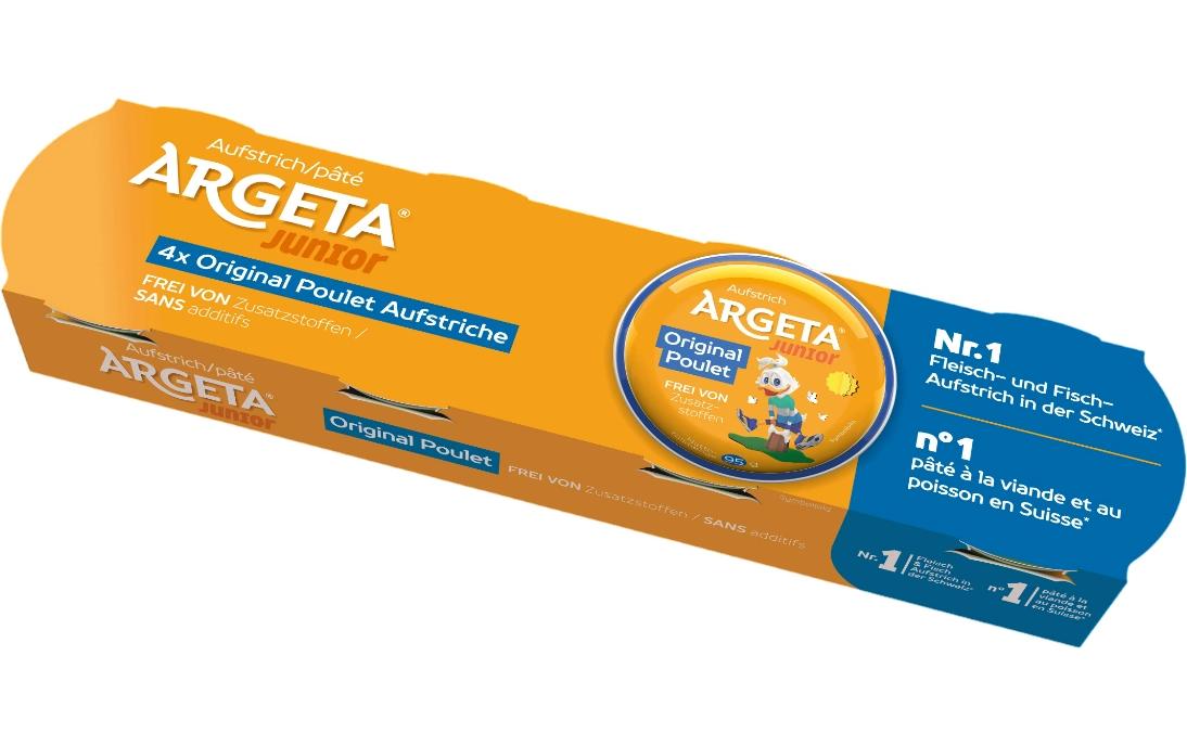 Argeta Hühnerfleisch Junior Original 4x 95 g Argeta Hühnerfleisch Junior Original 4x 95 g