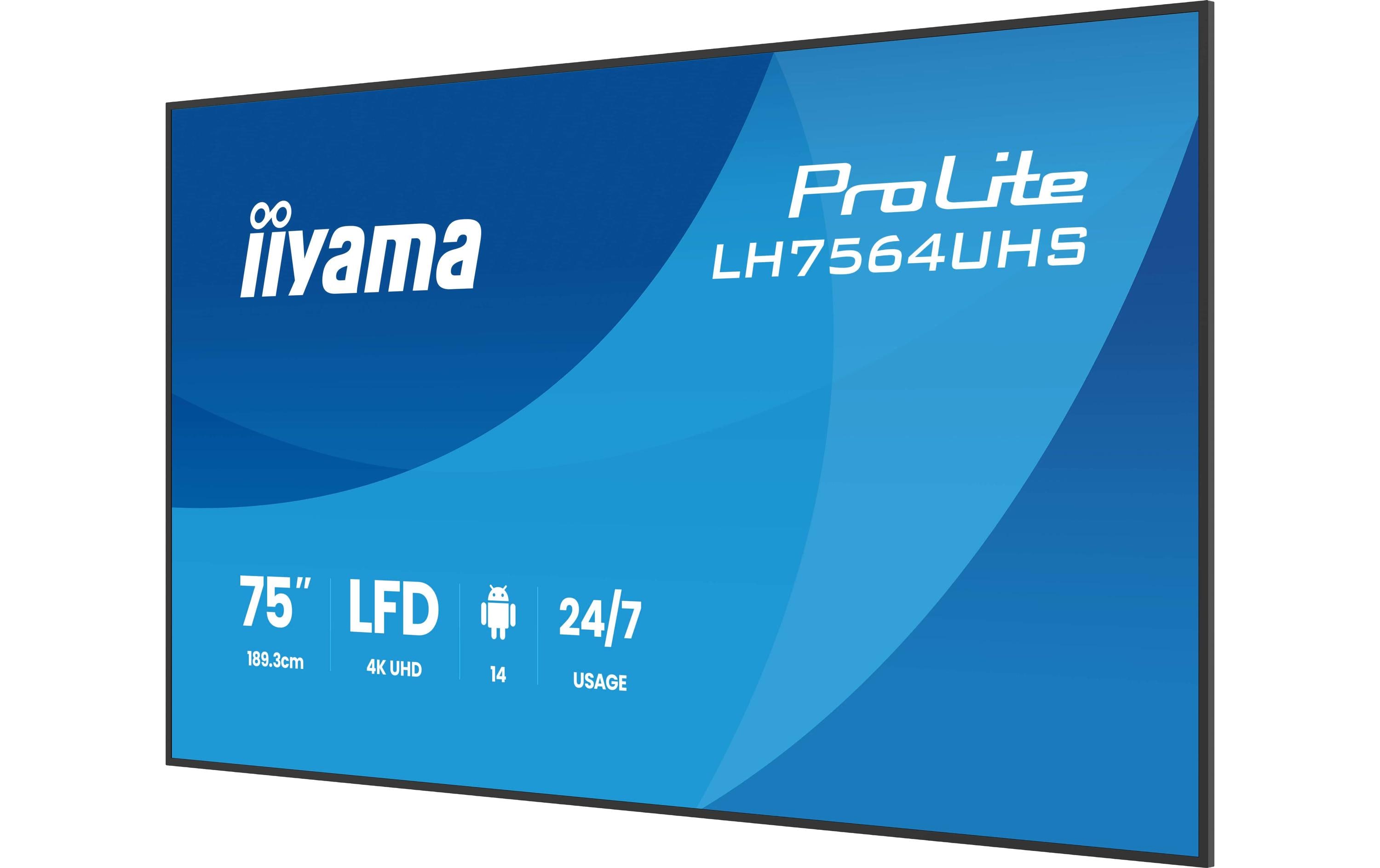 iiyama Public Display LH7564UHS-B1AG 75