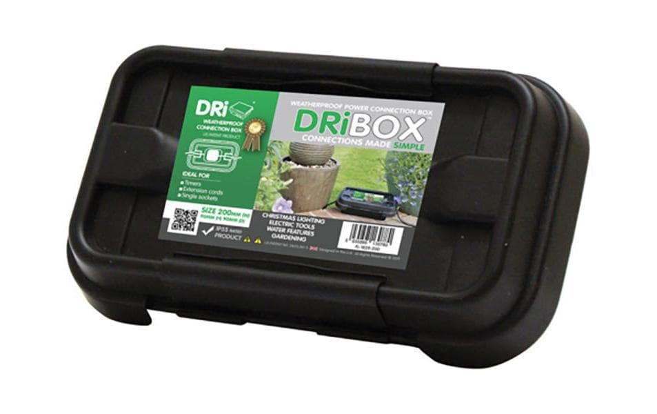 DRiBox Kabelbox DRiBOX 200 x 90 x 90 mm Schwarz