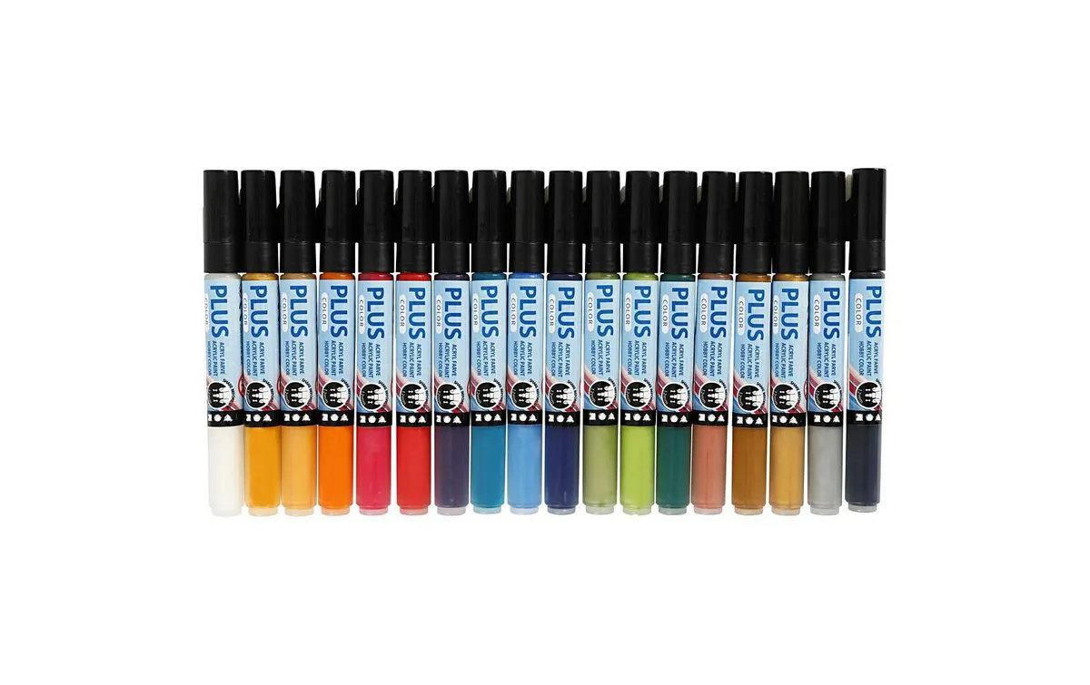 Creativ Company Acrylmarker Plus Color 18 Stück Creativ Company Acrylmarker Plus Color 18 Stück