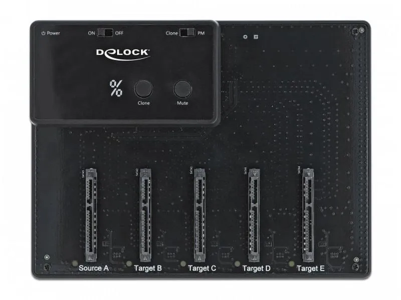 Delock Docking- und Klonstation 64098 für 5x 2.5 SATA HDD / SSD Delock Docking- und Klonstation 64098 für 5x 2.5 SATA HDD / SSD