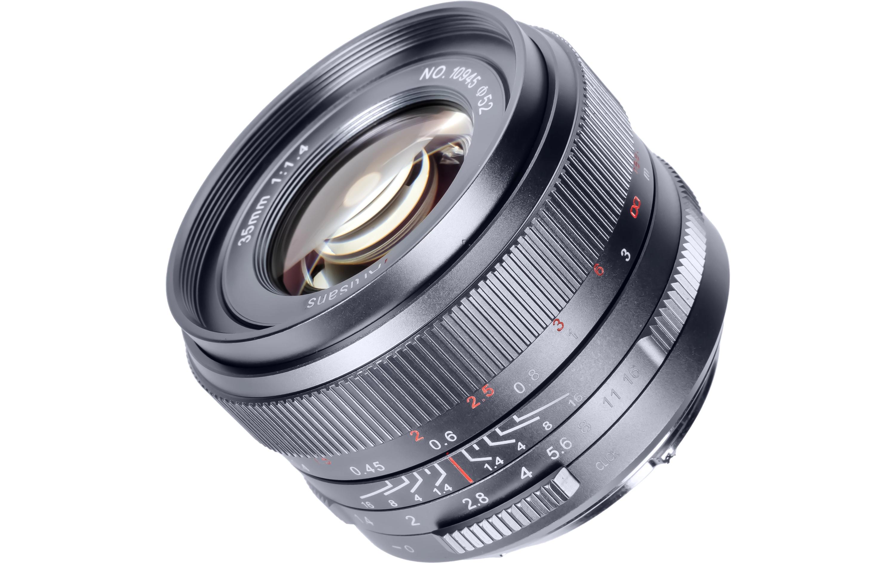 7Artisans Festbrennweite 35mm F/1.4 Mark III FF TG – Sony E-Mount