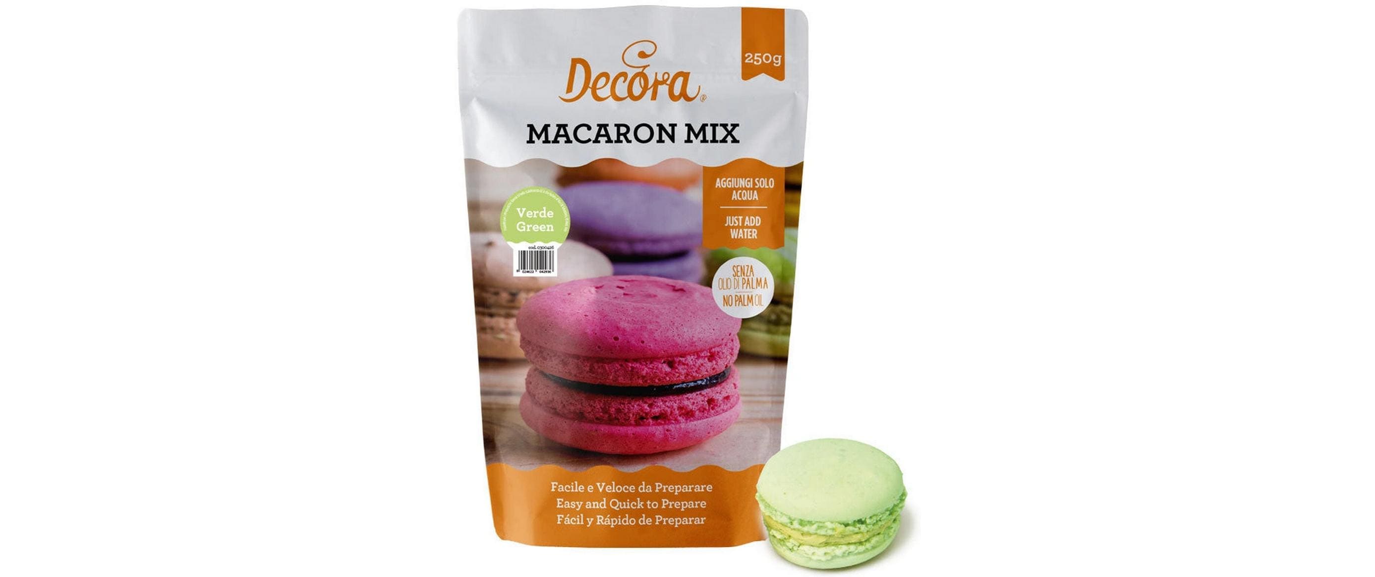 Decora Macaron Backmischung grün 250 g