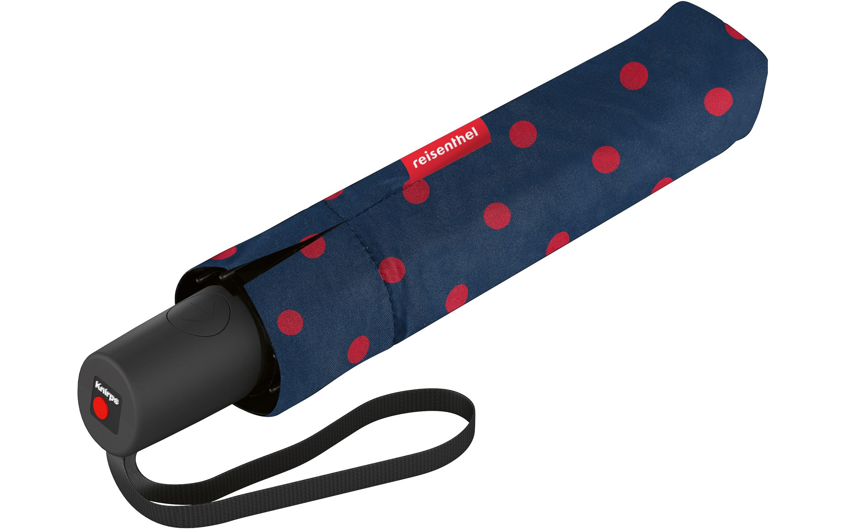 Reisenthel Knirps Schirm Pocket Duomatic Mixed Dots Red