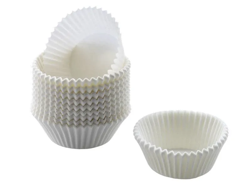 Kaiser Muffin Inspiration Papierform, 200 Stück, Weiss