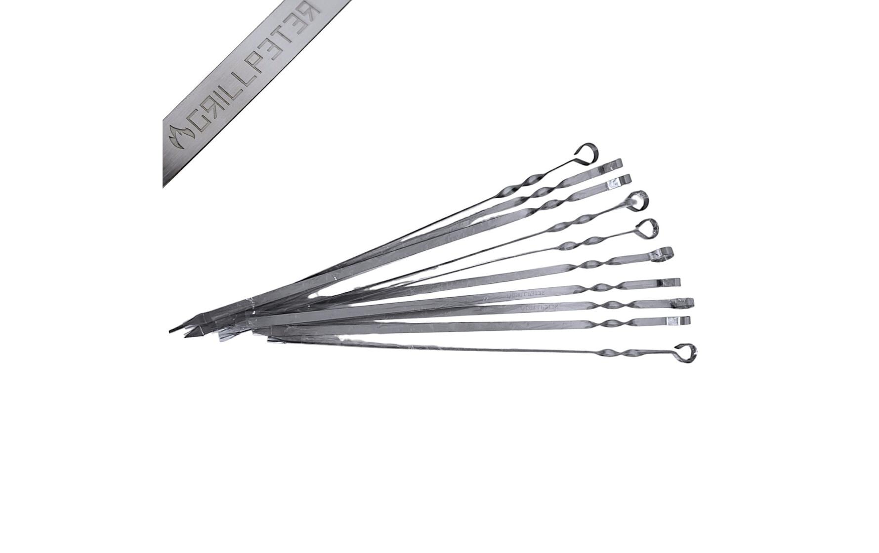 GRILLPETER Schaschlikspiesse Schampura 20er-Set, 50 cm