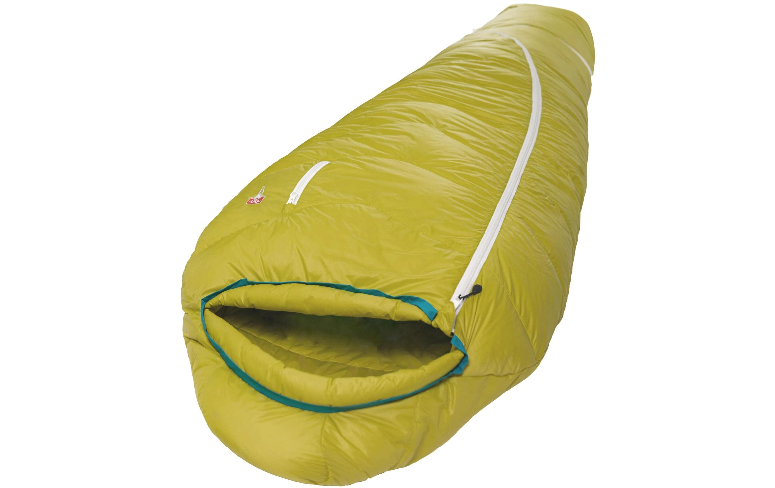 Grüezi Bag Kinderschlafsack Biopod DownWool KidsTeen Citron