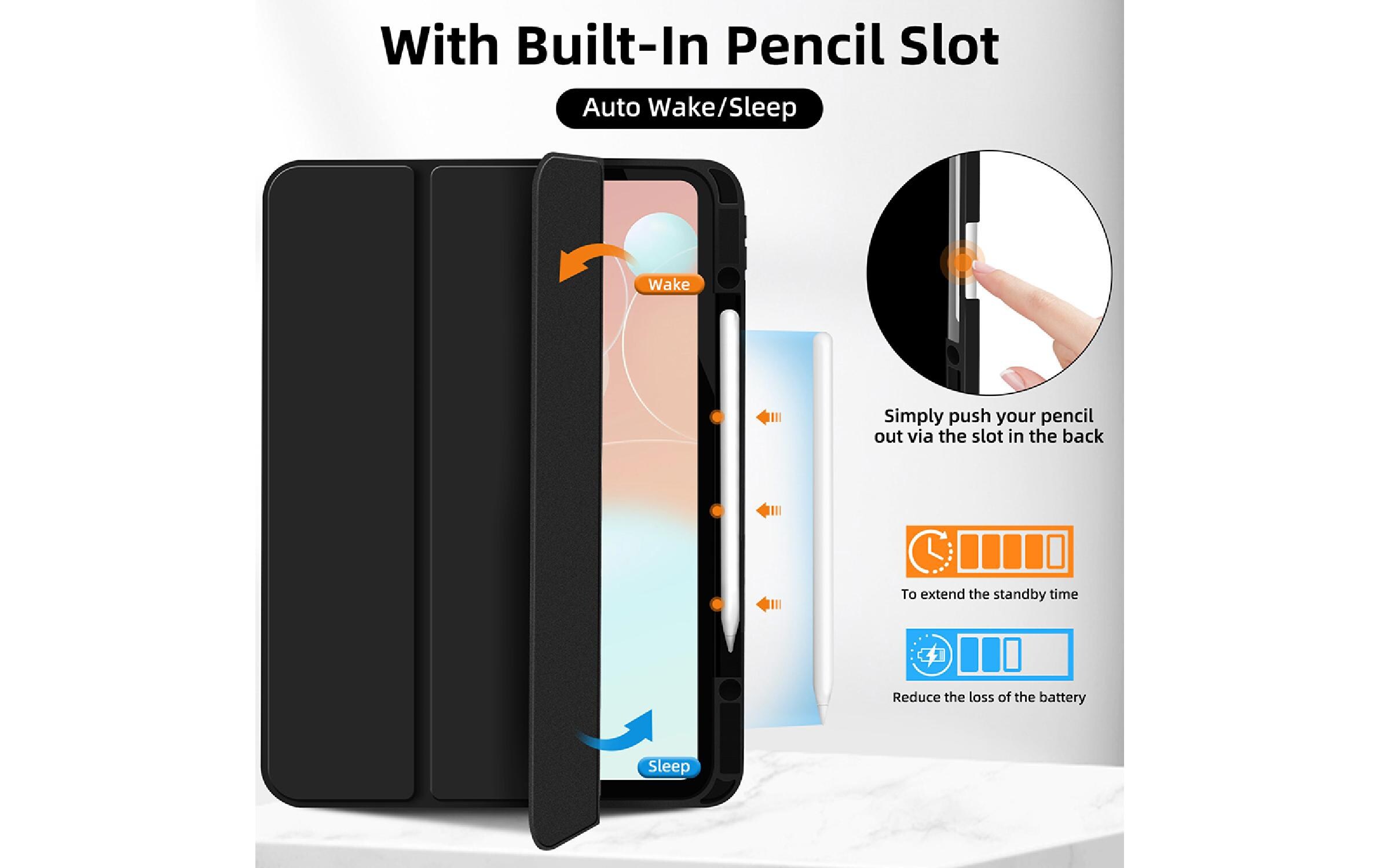 4smarts Tablet Book Cover Folio Basic Apple iPad Air 13 (M2, 2024)